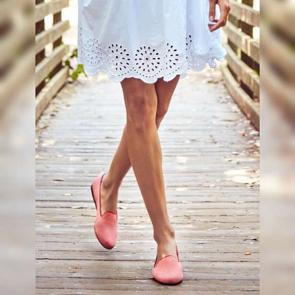 NEW Rothy's Flat Loafers Size 6.5 Red Lollipop - Picture 7 of 12